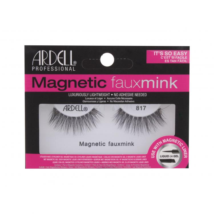 Ardell Magnetic Faux Mink 817 Gene false pentru femei 1 buc Nuanţă Black