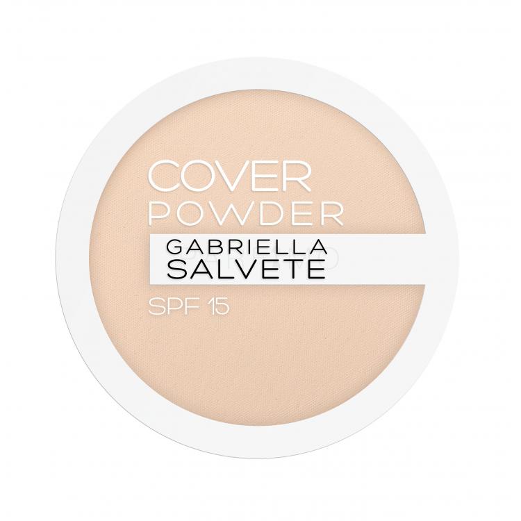 Gabriella Salvete Cover Powder SPF15 Pudră pentru femei 9 g Nuanţă 01 Ivory