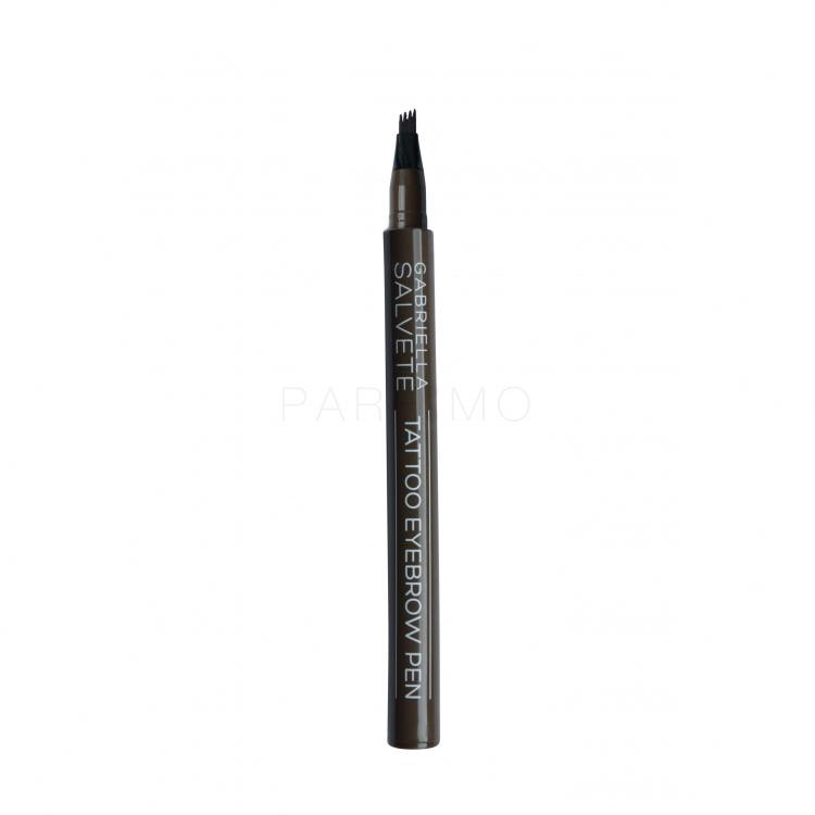 Gabriella Salvete Tattoo Eyebrow Pen Creion pentru femei 0,28 g Nuanţă 02 Brown