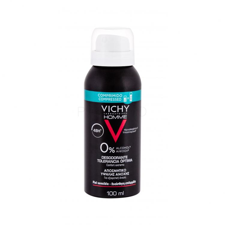 Vichy Homme Optimal Tolerance 48H Deodorant pentru bărbați 100 ml