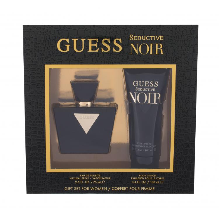 GUESS Seductive Noir Set cadou apă de toaletă 75 ml + loțiune de corp 100 ml