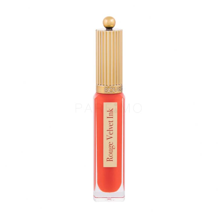 BOURJOIS Paris Rouge Velvet Ink Ruj de buze pentru femei 3,5 ml Nuanţă 08 Coquelic&#039;Hot