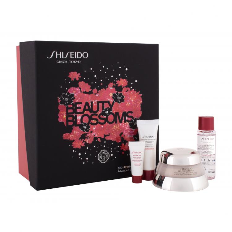 Shiseido Bio-Performance Advanced Super Revitalizing Set cadou crema revitalizanta Bio-Performance Advanced Super 50 ml + ser Ultimune Power Infusing Concentrate 5 ml + Spumă de curățare15 ml + Balsam tratament de netezire pentru ten 30 ml
