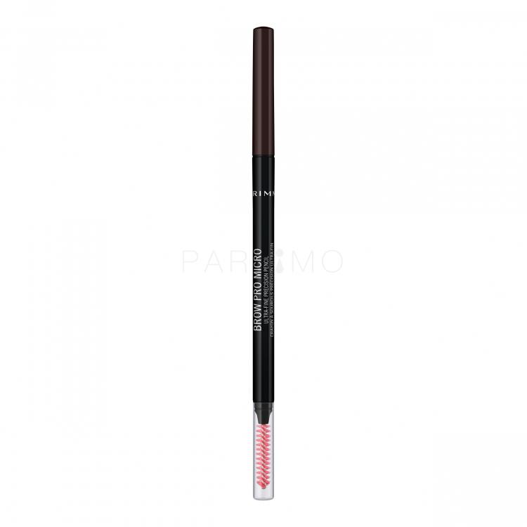 Rimmel London Brow Pro Micro Creion pentru femei 0,09 g Nuanţă 003 Dark Brown