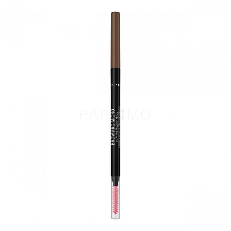 Rimmel London Brow Pro Micro Creion pentru femei 0,09 g Nuanţă 002 Soft Brown