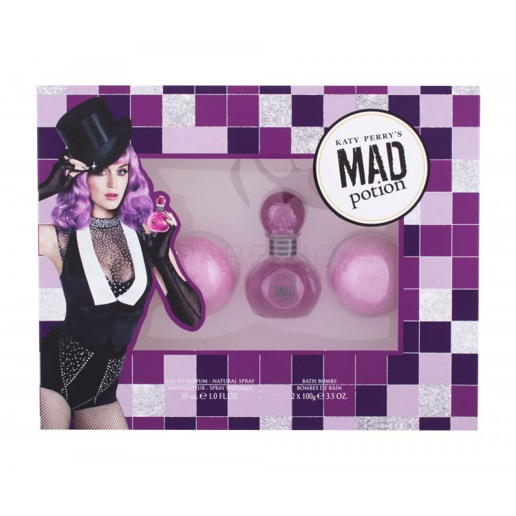 Katy Perry Katy Perry´s Mad Potion Set cadou apă de parfum 30 ml + bombă de baie spumantă 2 x 100 g