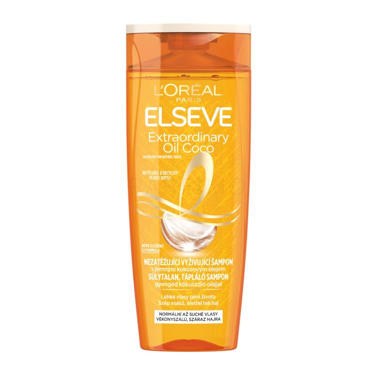 L&#039;Oréal Paris Elseve Extraordinary Oil Coco Weightless Nourishing Balm Șampon pentru femei 400 ml
