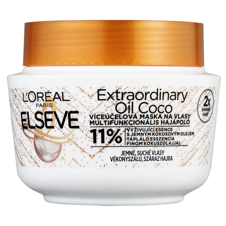 L&#039;Oréal Paris Elseve Extraordinary Oil Coconut Hair Mask Mască de păr pentru femei 300 ml