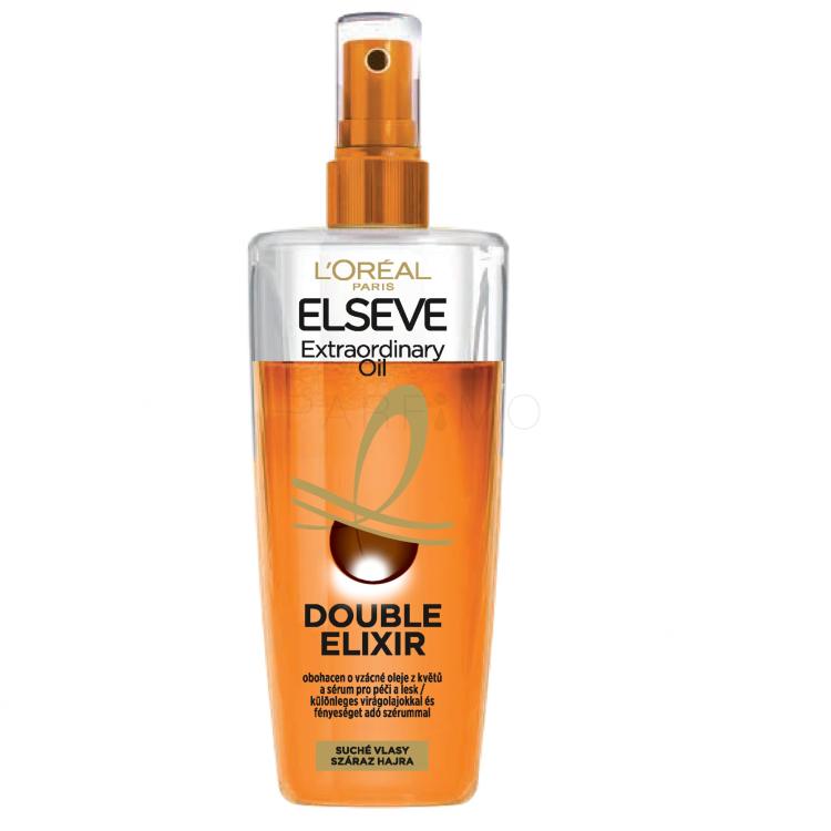 L&#039;Oréal Paris Elseve Extraordinary Oil Double Elixir Fără clătire pentru femei 200 ml