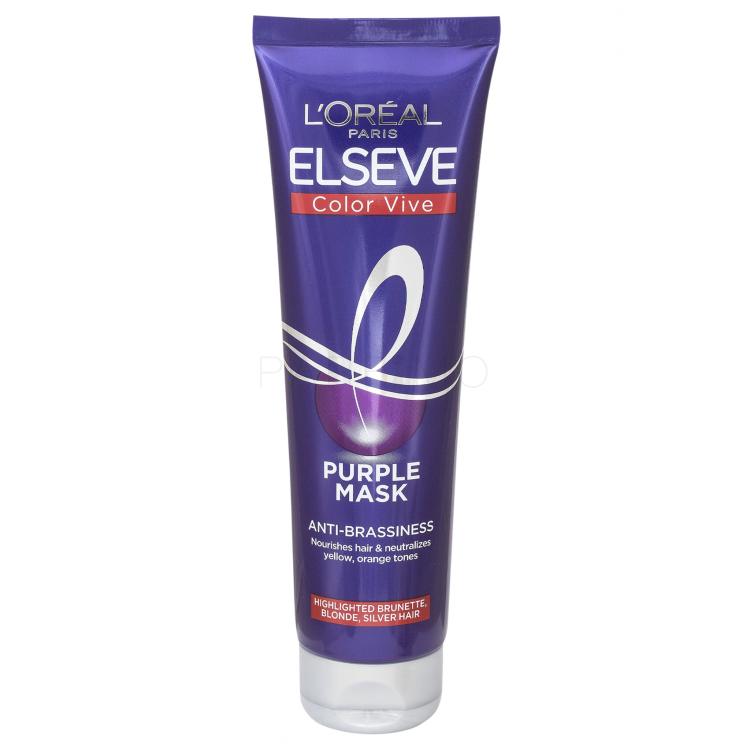 L&#039;Oréal Paris Elseve Color-Vive Purple Mask Mască de păr pentru femei 150 ml