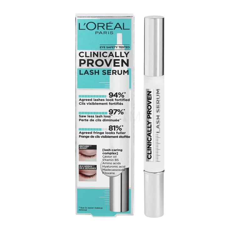 L&#039;Oréal Paris Clinically Proven Lash Serum Stilizare pentru femei 1,9 ml
