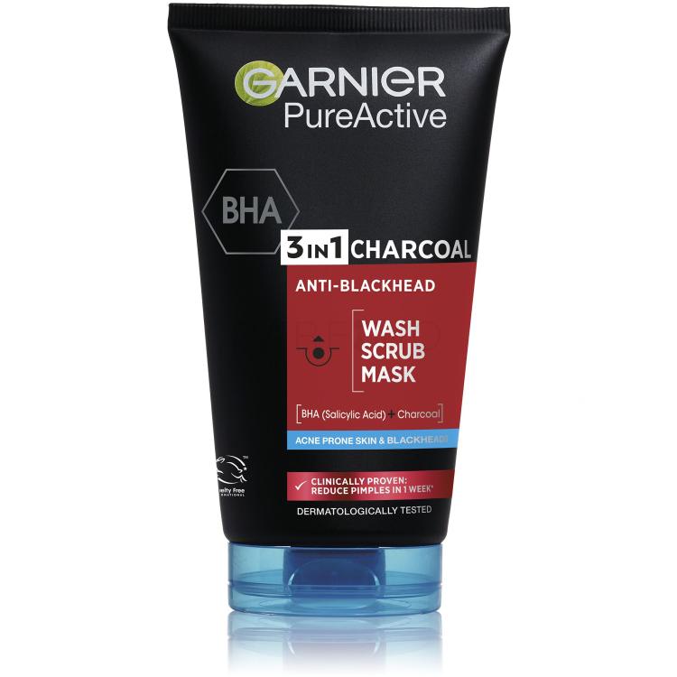 Garnier Pure Active 3in1 Charcoal Mască de față 150 ml