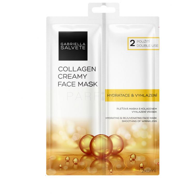 Gabriella Salvete Creamy Face Mask Mască de față pentru femei 16 ml Nuanţă Collagen