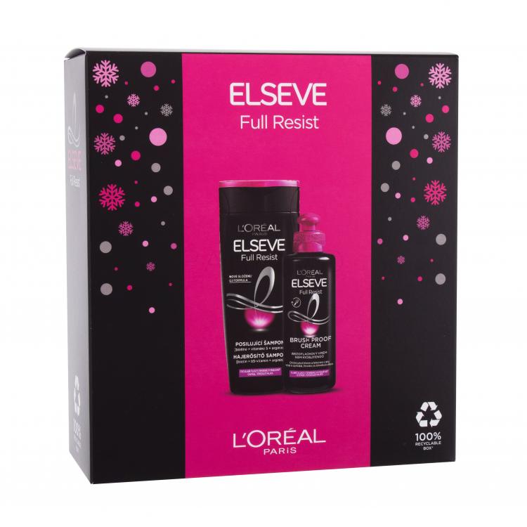 L&#039;Oréal Paris Elseve Full Resist Set cadou Șampon Elseve Full Resist 250 ml + cremă de păr Elseve Full Resist  200 ml