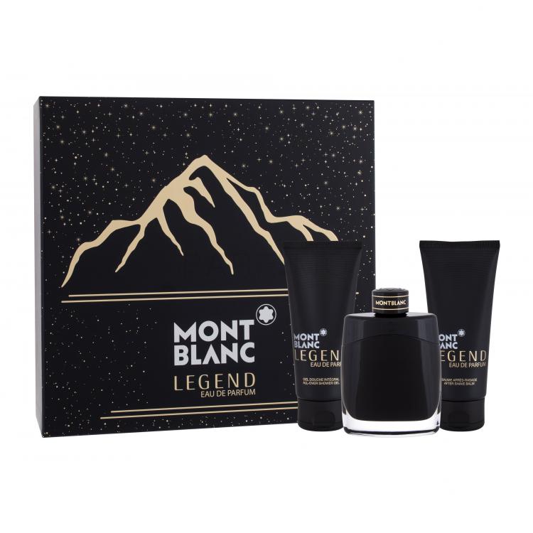 Montblanc Legend Set cadou apă de parfum 100 ml + balsam post bărbierit 100 ml + gel de duș 100 ml