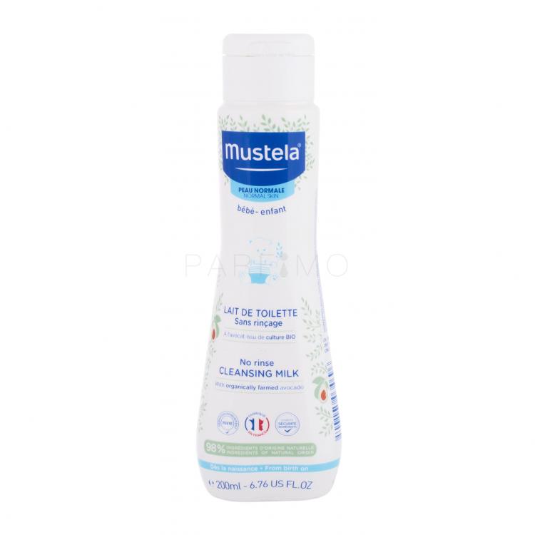 Mustela Bébé No Rinse Cleansing Milk Lapte de corp pentru copii 200 ml