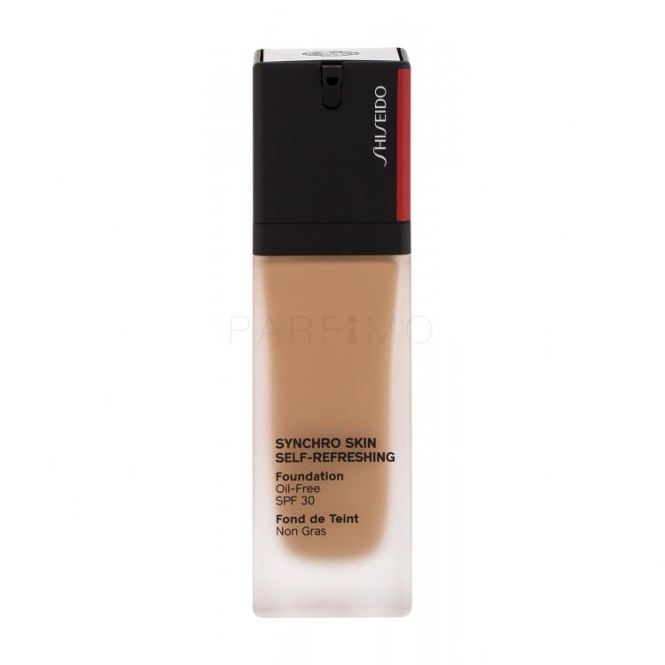 Shiseido Synchro Skin Self-Refreshing SPF30 Fond de ten pentru femei 30 ml Nuanţă 340 Oak