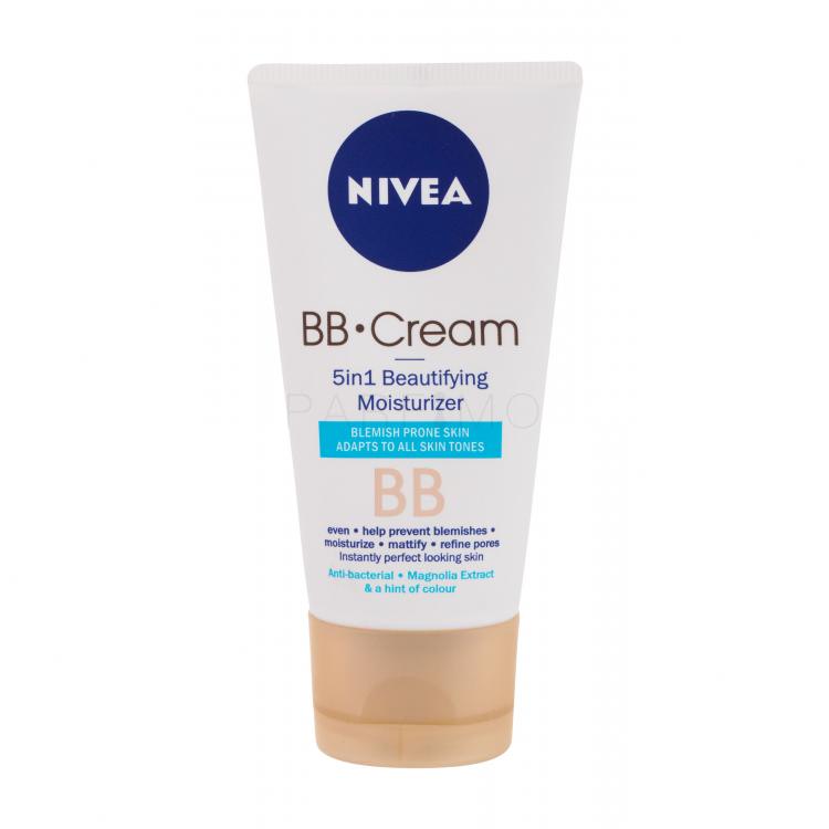 Nivea BB Cream 5in1 Beautifying Moisturizer Cremă BB pentru femei 50 ml