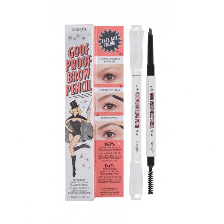 Benefit Goof Proof Creion pentru femei 0,34 g Nuanţă 2.75 Warm Auburn