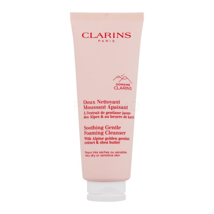Clarins Soothing Gentle Foaming Cleanser Cremă demachiantă pentru femei 125 ml
