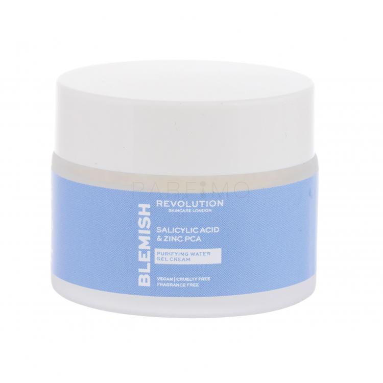 Revolution Skincare Blemish Salicylic Acid &amp; Zinc PCA Purifying Gel Cream Cremă gel pentru femei 50 ml