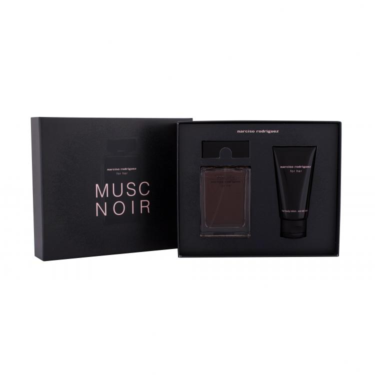 Narciso Rodriguez For Her Musc Noir Set cadou apă de parfum 50 ml + loțiune de corp 50 ml