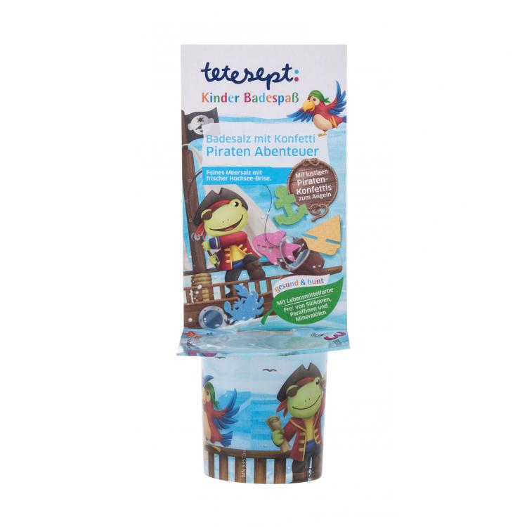 Tetesept Children&#039;s Bathing Salt With Confetti Pirates Sare de baie pentru copii 40 g