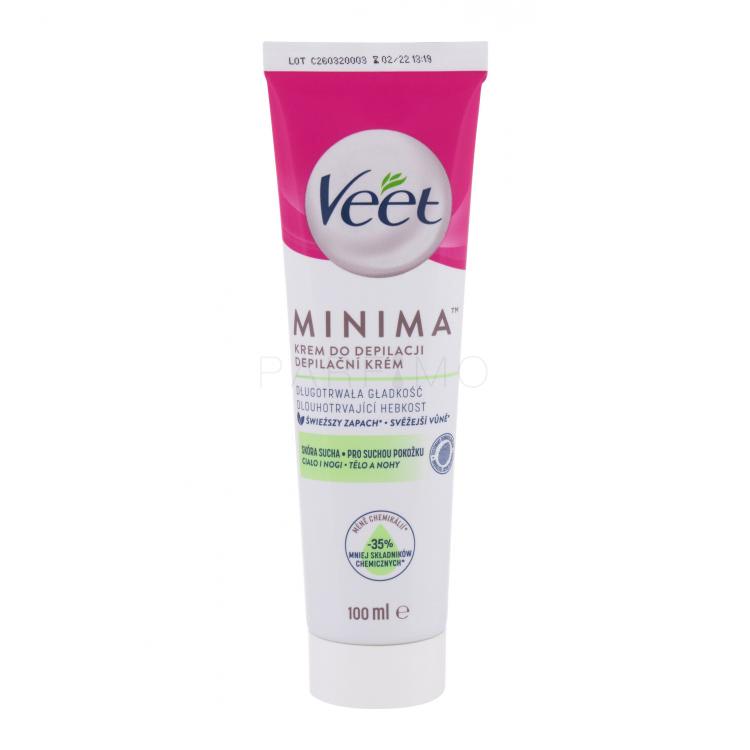Veet Minima Hair Removal Cream Dry Skin Depilare pentru femei 100 ml