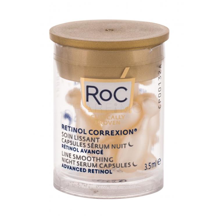 RoC Retinol Correxion Line Smoothing Advanced Retinol Night Serum Capsules Ser facial pentru femei 3,5 ml