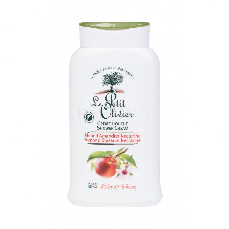 Le Petit Olivier Shower Almond Blossom Nectarine Cremă de duș pentru femei 250 ml
