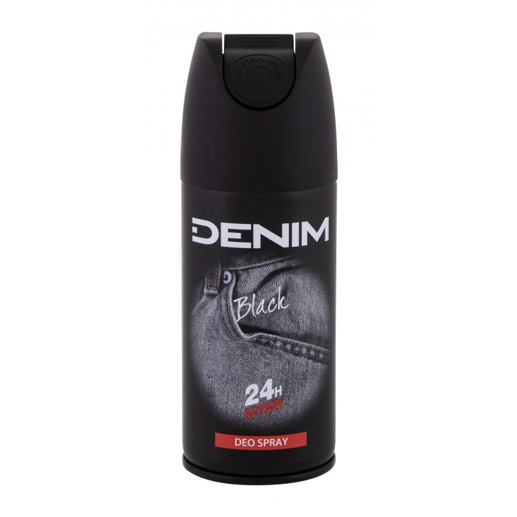 Denim Black 24H Deodorant pentru bărbați 150 ml