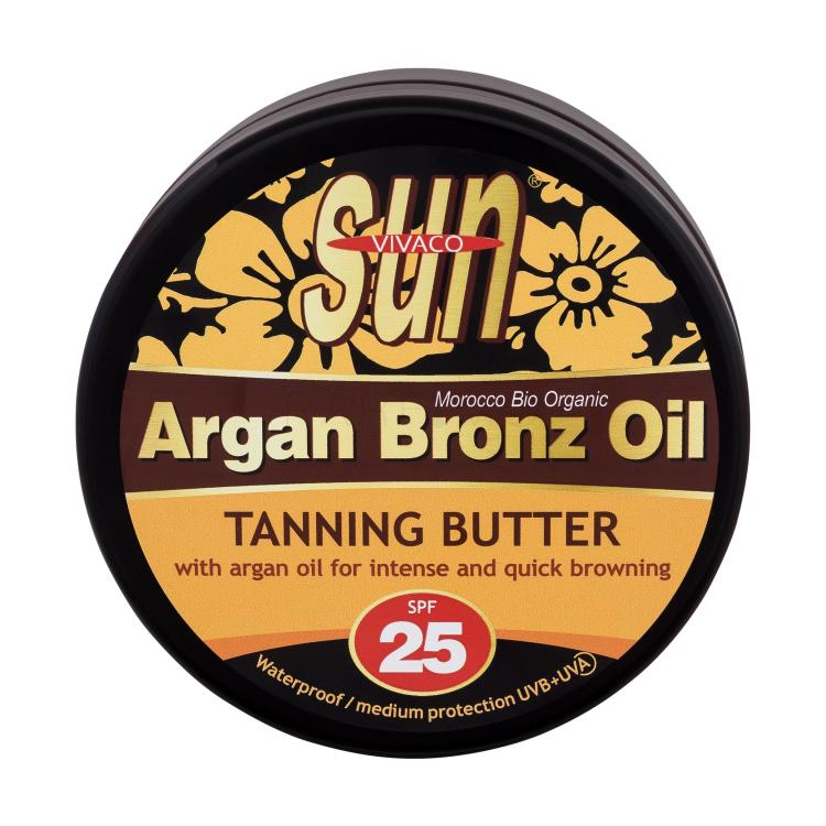Vivaco Sun Argan Bronz Oil Tanning Butter SPF25 Pentru corp 200 ml