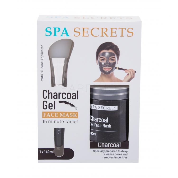 Xpel Spa Secrets Charcoal Gel Face Mask Mască de față pentru femei 140 ml