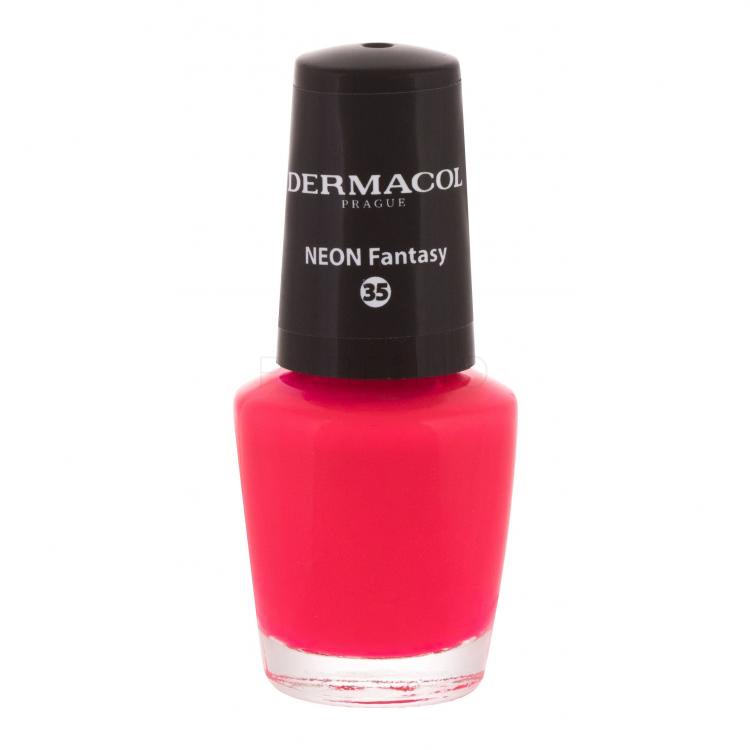 Dermacol Neon Lac de unghii pentru femei 5 ml Nuanţă 35 Neon Fantasy