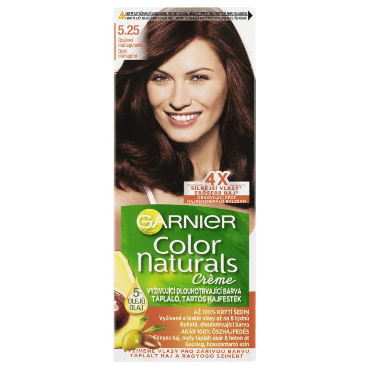 Garnier Color Naturals Créme Vopsea de păr pentru femei 40 ml Nuanţă 5,25 Light Opal Mahogany Brown