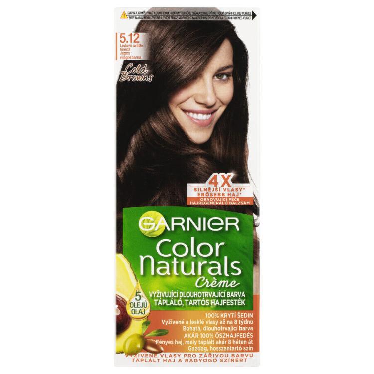 Garnier Color Naturals Créme Vopsea de păr pentru femei 40 ml Nuanţă 5,12 Icy Light Brown