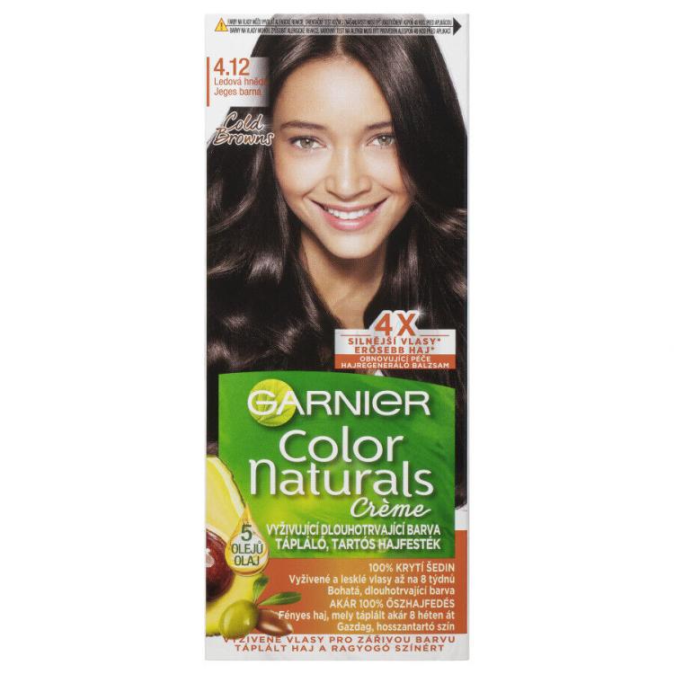 Garnier Color Naturals Créme Vopsea de păr pentru femei 40 ml Nuanţă 4,12 Icy Brown