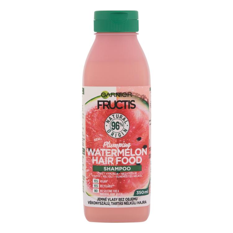 Garnier Fructis Hair Food Watermelon Plumping Shampoo Șampon pentru femei 350 ml