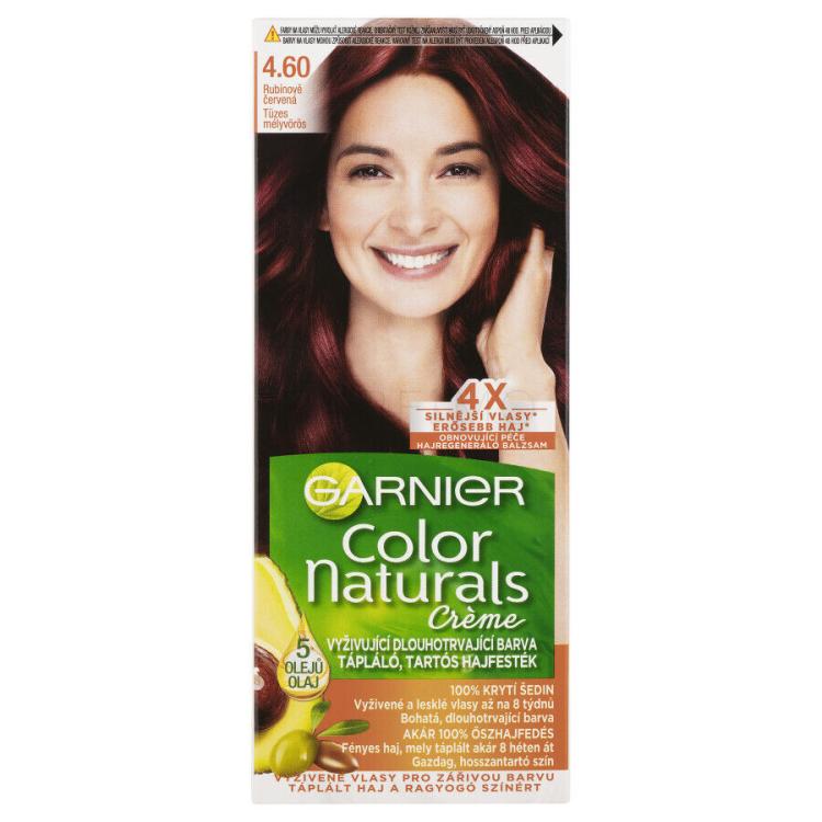 Garnier Color Naturals Créme Vopsea de păr pentru femei 40 ml Nuanţă 460 Fiery Black Red