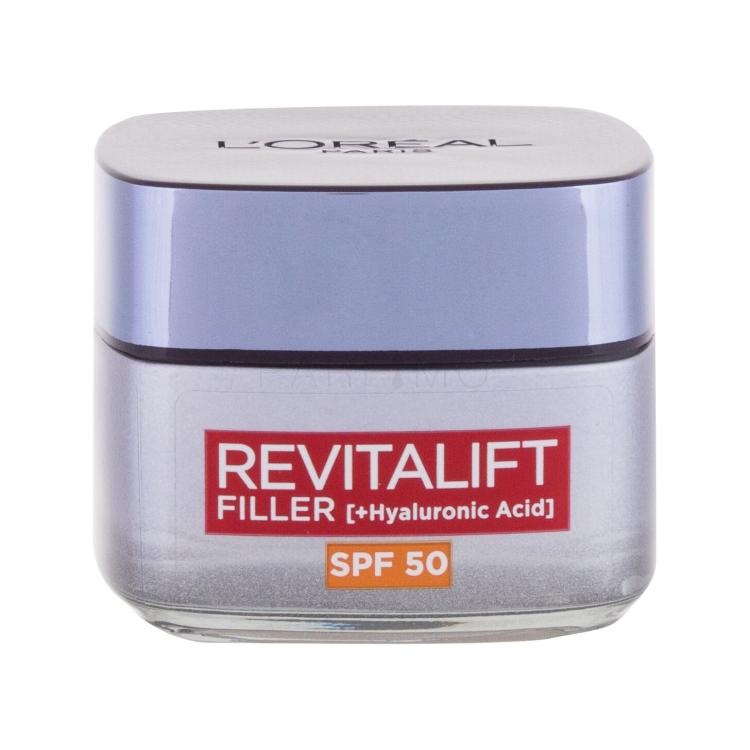 L&#039;Oréal Paris Revitalift Filler HA SPF50 Cremă de zi pentru femei 50 ml