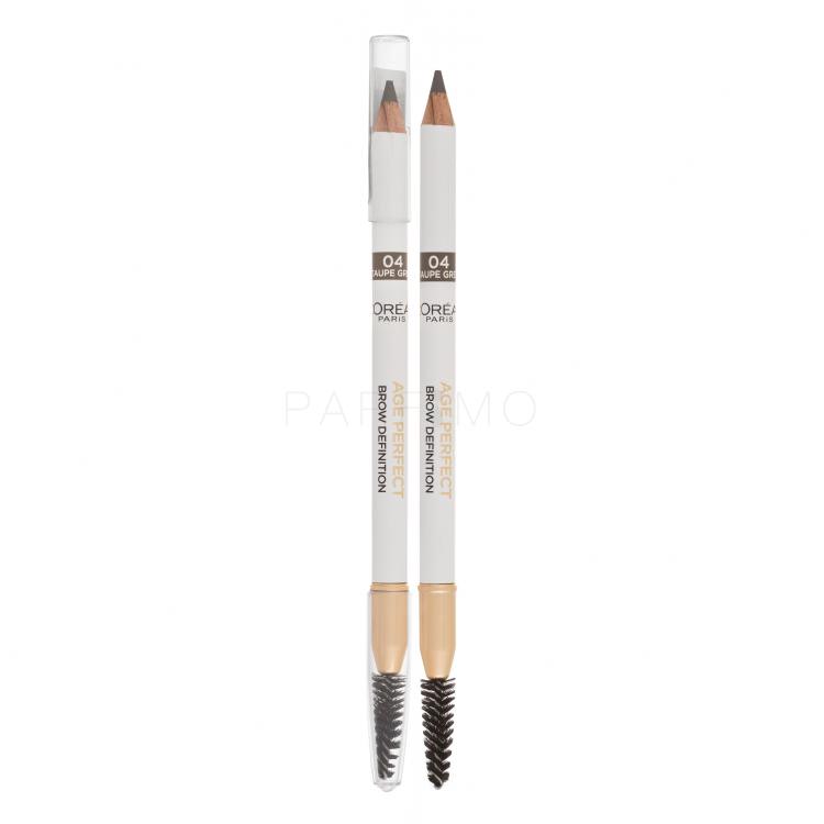 L&#039;Oréal Paris Age Perfect Brow Definition Creion pentru femei 1 g Nuanţă 04 Taupe Grey
