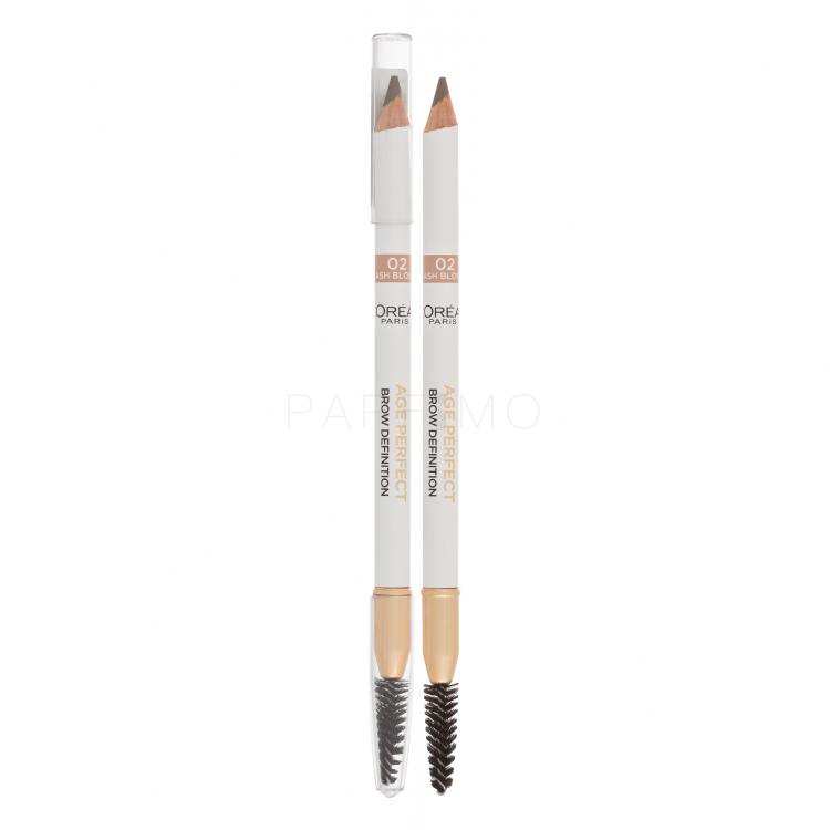L&#039;Oréal Paris Age Perfect Brow Definition Creion pentru femei 1 g Nuanţă 02 Ash Blond