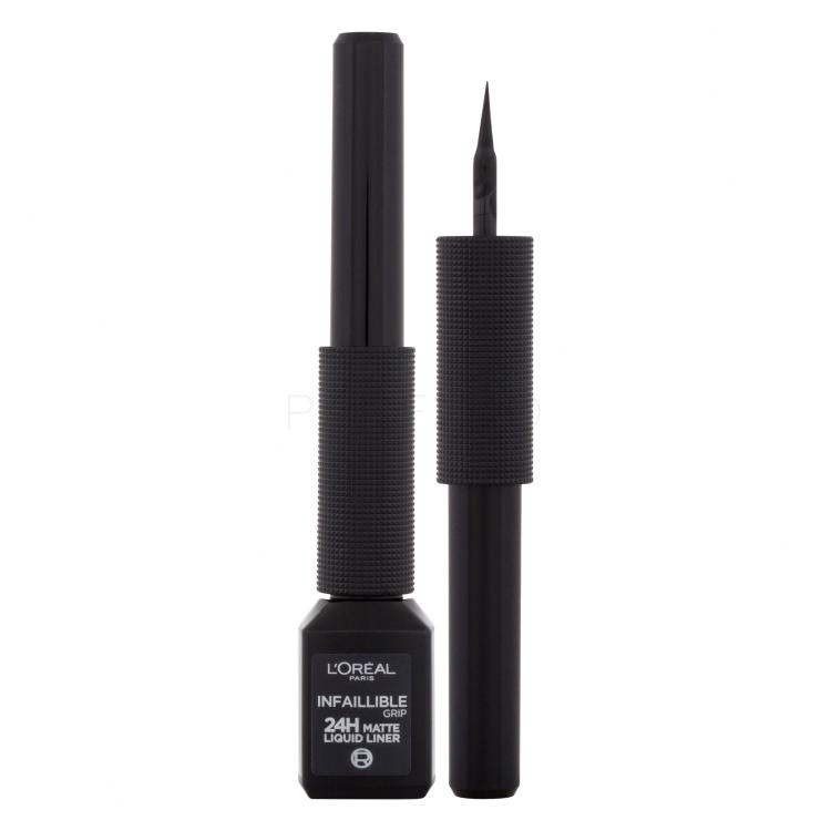 L&#039;Oréal Paris Infaillible Grip 24H Matte Liquid Liner Tuș de ochi pentru femei 3 ml Nuanţă 01 Black