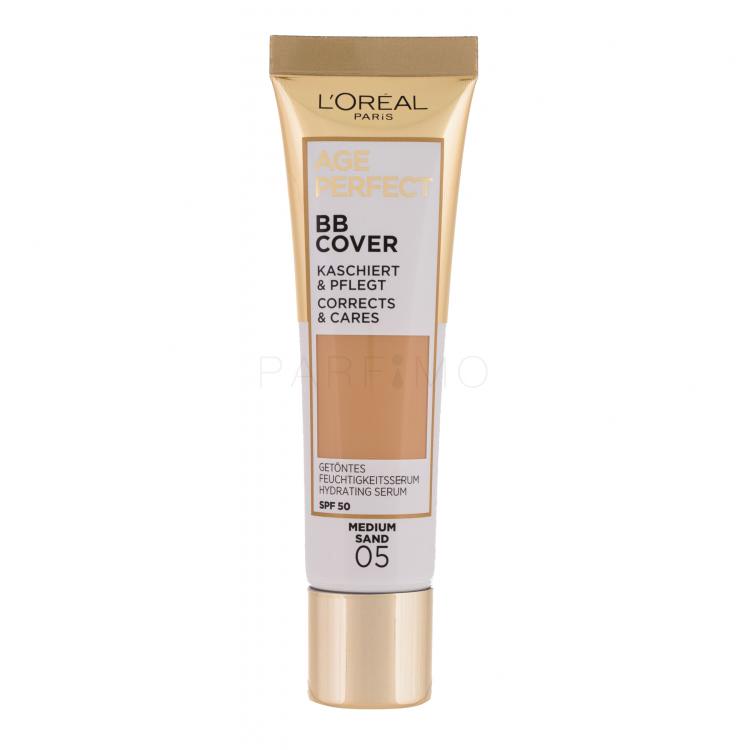 L&#039;Oréal Paris Age Perfect BB Cover Cremă BB pentru femei 30 ml Nuanţă 05 Medium Sand