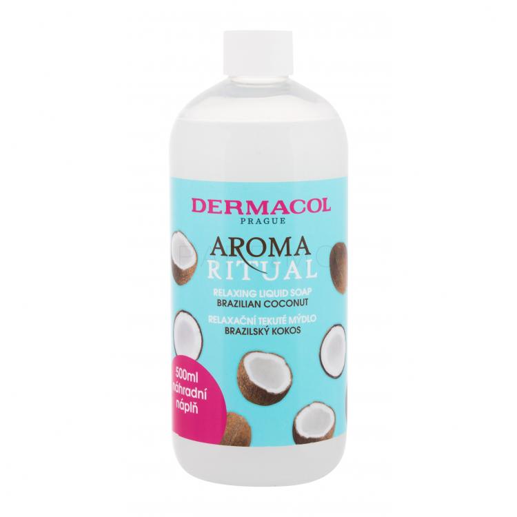 Dermacol Aroma Ritual Brazilian Coconut Săpun lichid pentru femei Rezerva 500 ml