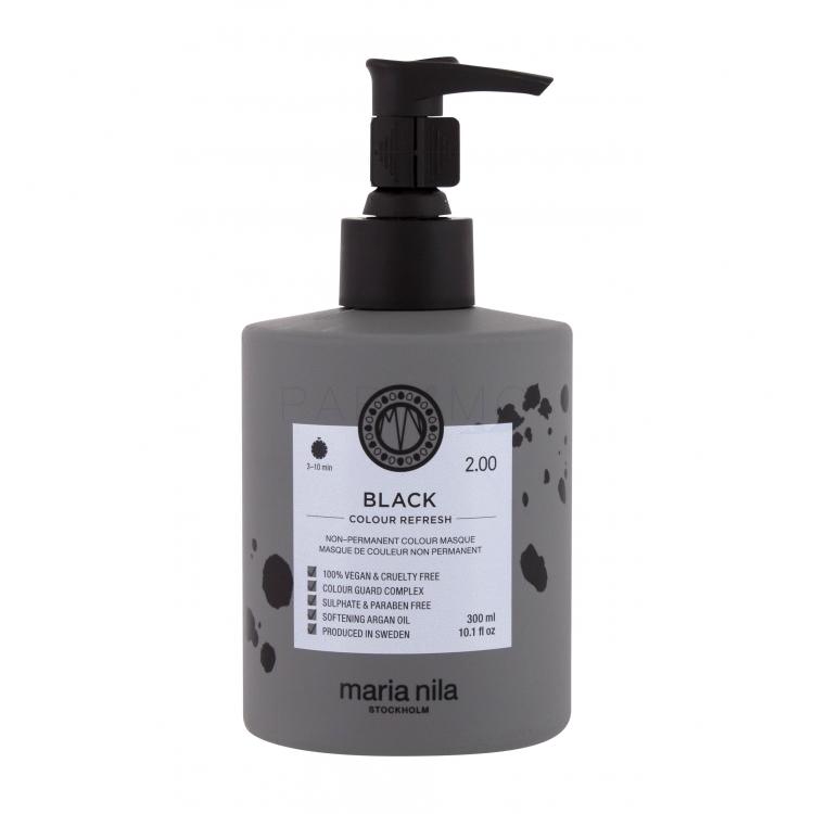 Maria Nila Colour Refresh Vopsea de păr pentru femei 300 ml Nuanţă 2.00 Black