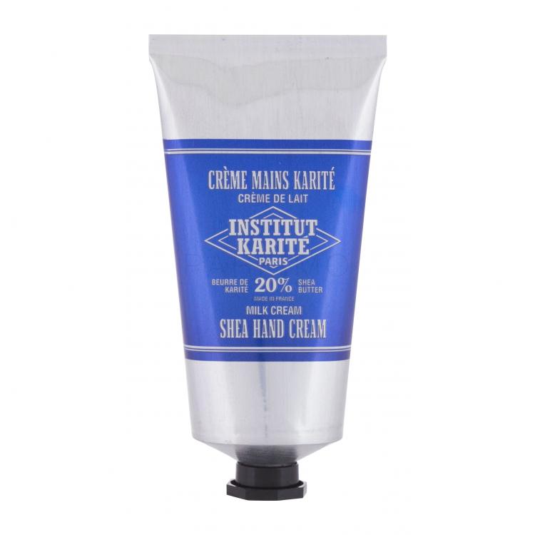Institut Karité Shea Hand Cream Milk Cream Cremă de mâini pentru femei 75 ml