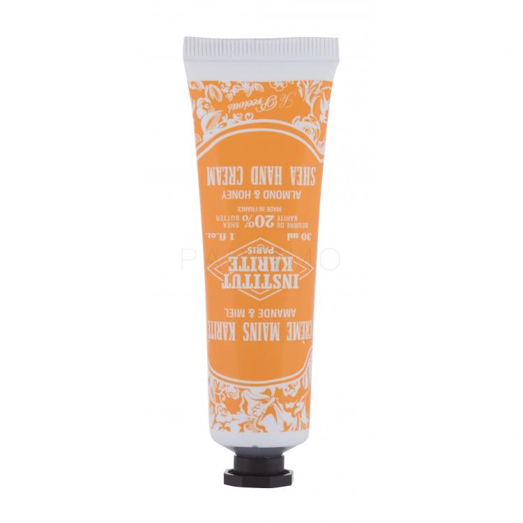 Institut Karité Shea Hand Cream Almond &amp; Honey Cremă de mâini pentru femei 30 ml
