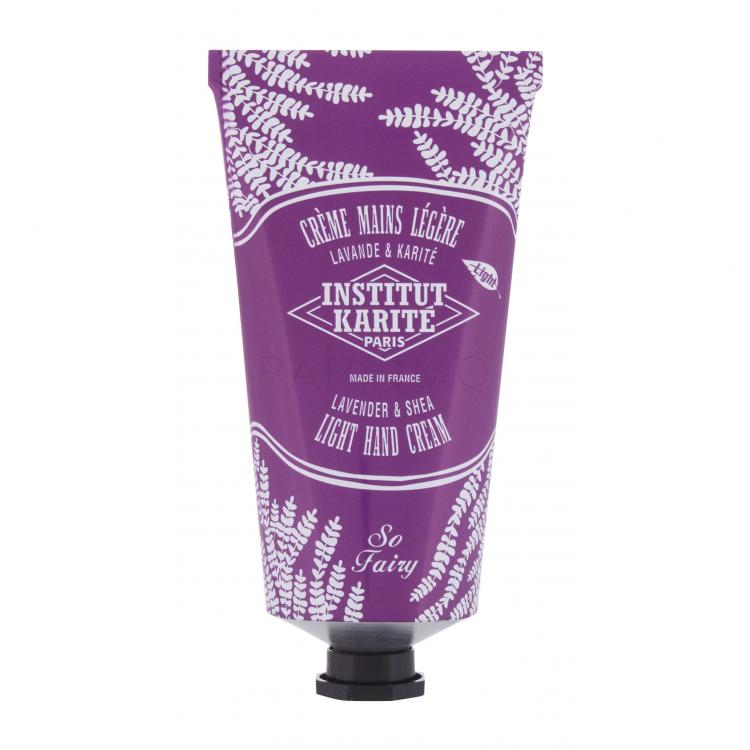Institut Karité Light Hand Cream Lavender &amp; Shea Cremă de mâini pentru femei 75 ml