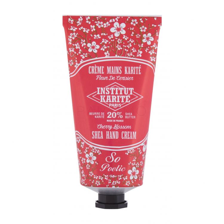 Institut Karité Shea Hand Cream Cherry Blossom Cremă de mâini pentru femei 75 ml